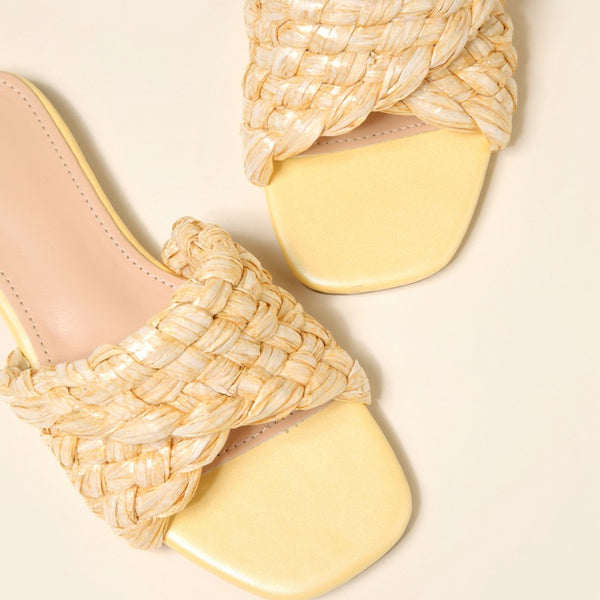 Sandalias y Pantuflas Monopié Color Caramelo para Mujer