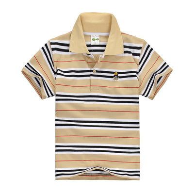 Polo Infantil de Algodón con Rayas y Cuello - Confort Premium - Image 31