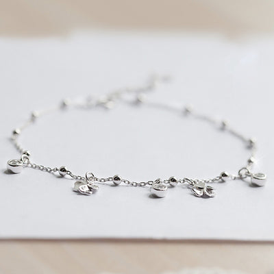 Pulsera de Tobillo Trébol de Cuatro Hojas en Plata Esterlina - Image 5