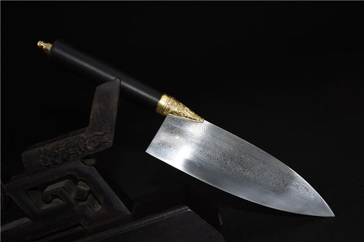 Cuchillo de Cocina Pequeño Acero Patrón Longquan - Image 6