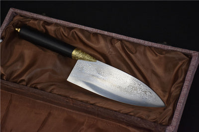 Cuchillo de Cocina Pequeño Acero Patrón Longquan - Image 7