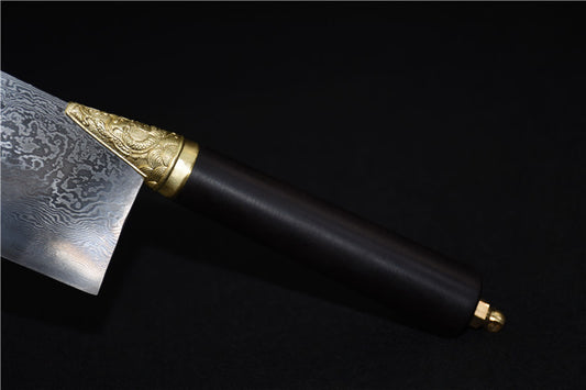 Cuchillo de Cocina Pequeño Acero Patrón Longquan - Image 2