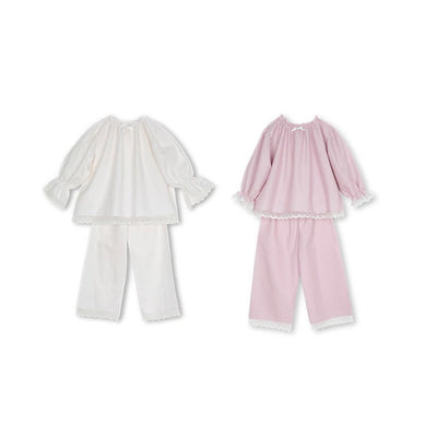 Pijama Infantil para Niña con Detalles de Encaje - Image 12