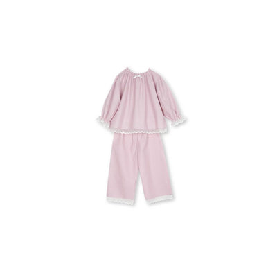 Pijama Infantil para Niña con Detalles de Encaje - Image 3