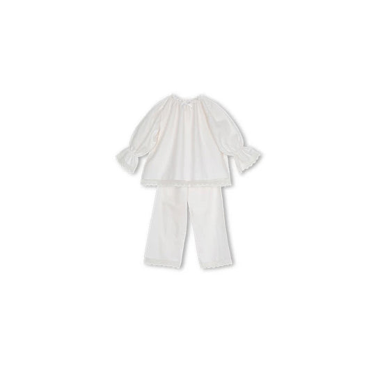 Pijama Infantil para Niña con Detalles de Encaje - Image 2