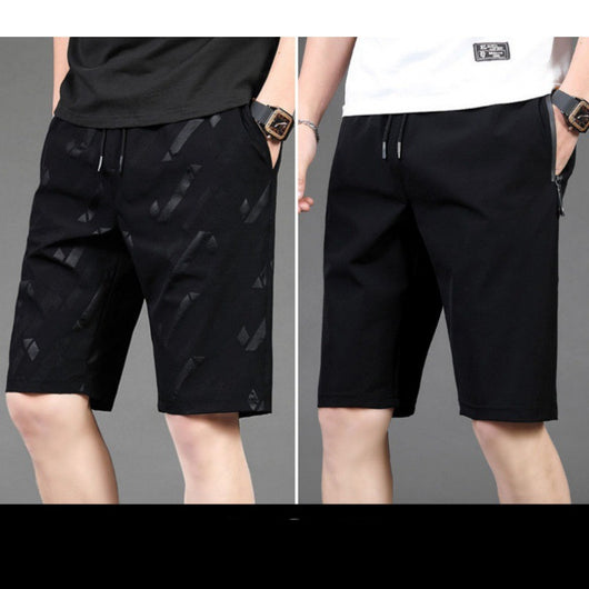 Pantalones Cortos Deportivos de Seda Helada para Hombre - Modelo Cinco Puntos - Image 7