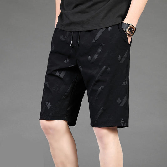 Pantalones Cortos Deportivos de Seda Helada para Hombre - Modelo Cinco Puntos