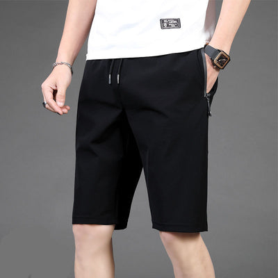 Pantalones Cortos Deportivos de Seda Helada para Hombre - Modelo Cinco Puntos - Image 4
