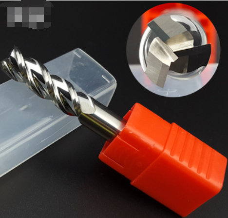 Fresa de Carburo Tungsteno 3 Filos 55° para Aluminio y Aleaciones