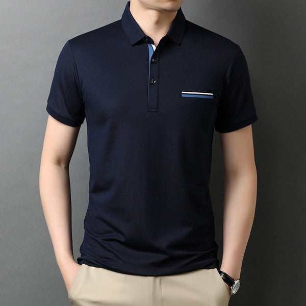 Camiseta Manga Corta Ligera para Hombre Maduro