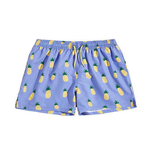 Shorts Deportivos Casuales con Estampado de Frutas y Malla Triangular - Image 8
