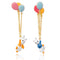 Aretes Conejo Coloridos de Moda