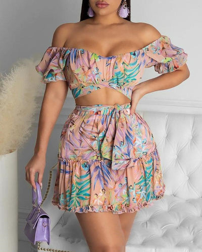 Vestido Floral para Mujer con Estampado Botánico