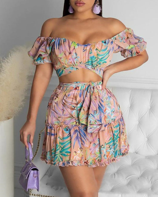 Vestido Floral para Mujer con Estampado Botánico