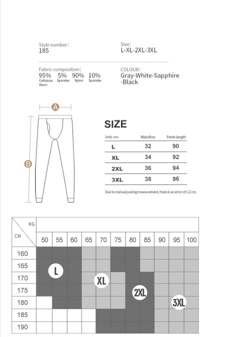 Pantalones Largos de Algodón y Lana para Hombre - Comodidad Térmica - Image 9