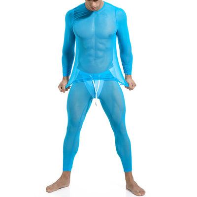 Conjunto Deportivo Hombre Manga Larga con Malla Transpirable - Image 3