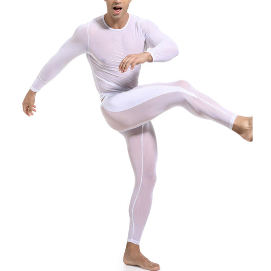 Conjunto Deportivo Hombre Manga Larga con Malla Transpirable - Image 4