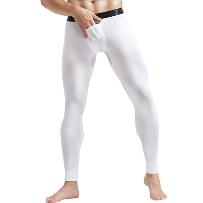 Pantalones Largos de Algodón y Lana para Hombre - Comodidad Térmica - Image 7