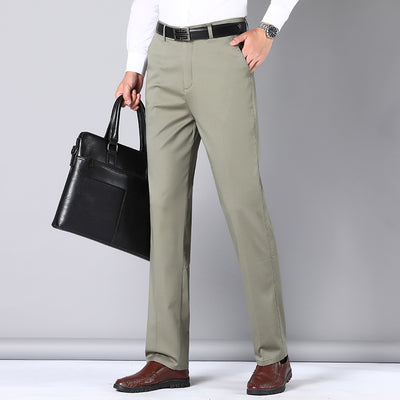 Pantalones Casuales de Algodón para Hombre - Corte Recto y Cómodo - Image 9