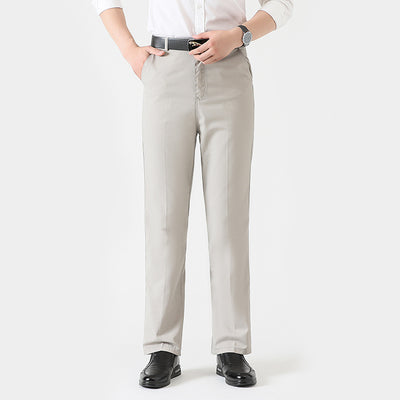 Pantalones Casuales de Algodón para Hombre - Corte Recto y Cómodo - Image 2