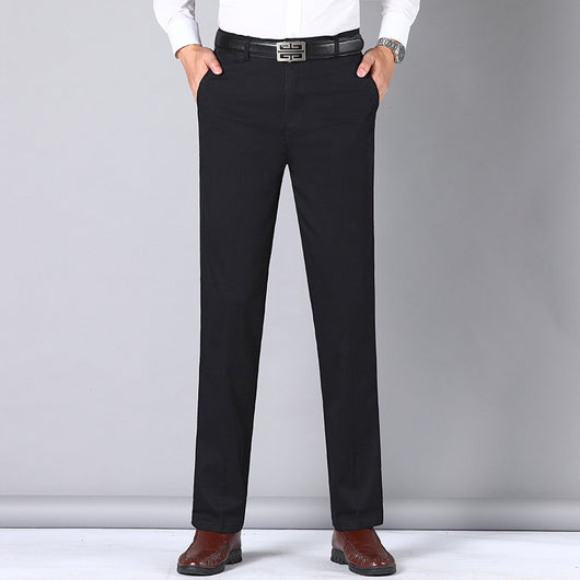 Pantalones Casuales de Algodón para Hombre - Corte Recto y Cómodo - Image 4