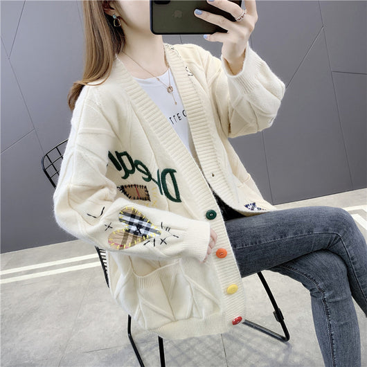 Cardigan Suelto de Punto para Mujer - Abrigo Ligero Otoño - Image 9