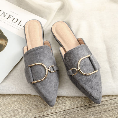 Pantuflas Mules para Mujer con Detalles Metálicos - Image 12