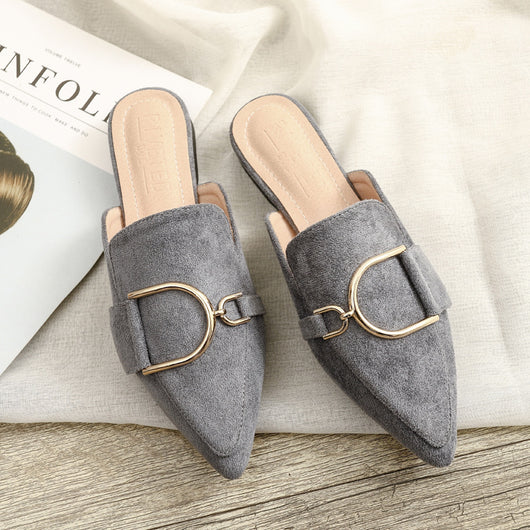 Pantuflas Mules para Mujer con Detalles Metálicos - Image 12
