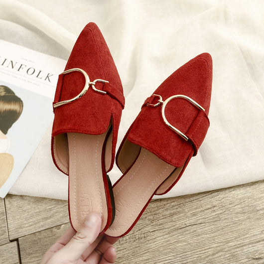 Pantuflas Mules para Mujer con Detalles Metálicos - Image 6
