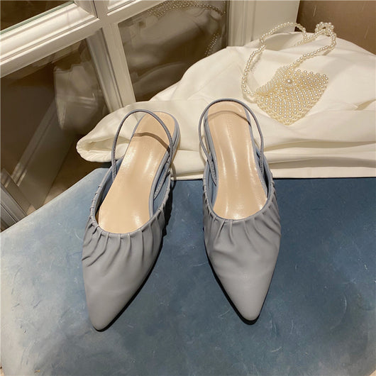 Sandalias Puntiagudas con Hebilla Minimalista de Diseño Elegante - Image 7
