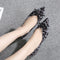 Zapatos Planos Mujer Patrón Leopardo - Bailarinas Punta Fina Ante Deslizable