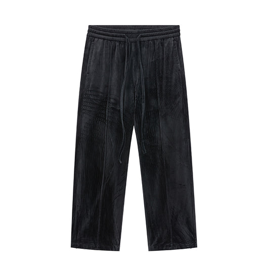 Pantalones de Terciopelo con Cierre Lateral - Corte Micro Acampanado Casual Urbano
