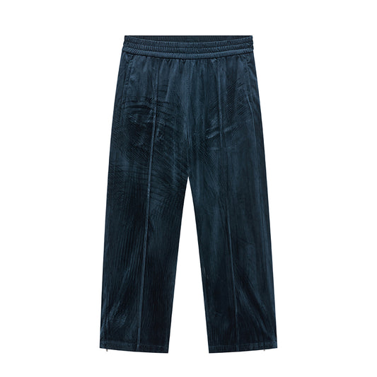 Pantalones de Terciopelo con Cierre Lateral - Corte Micro Acampanado Casual Urbano - Image 2