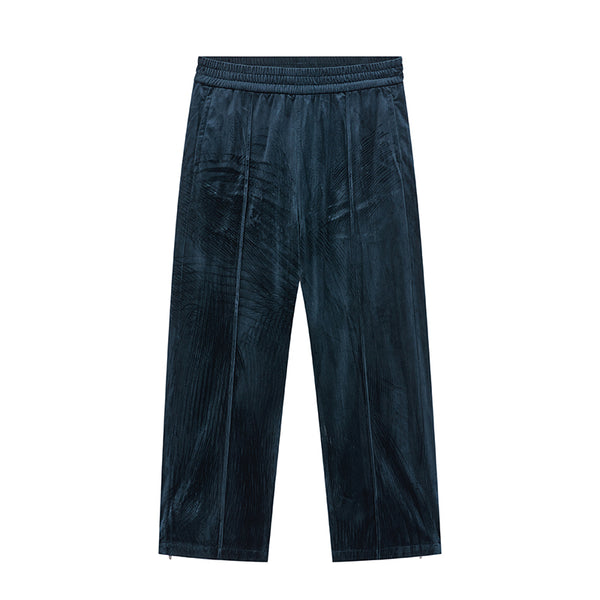 Pantalones de Terciopelo con Cierre Lateral - Corte Micro Acampanado Casual Urbano