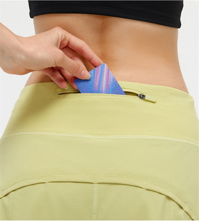 Shorts Deportivos para Yoga con Bolsillo Trasero y Cierre - Image 22