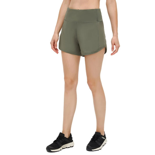 Shorts Deportivos para Yoga con Bolsillo Trasero y Cierre - Image 2