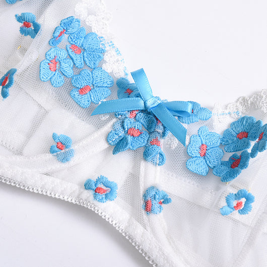 Conjunto de Lencería Floral 3D - Diseño Bordado Verano - Image 18