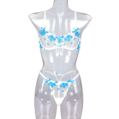 Conjunto de Lencería Floral 3D - Diseño Bordado Verano - Image 21