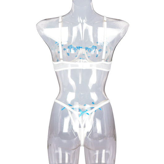 Conjunto de Lencería Floral 3D - Diseño Bordado Verano - Image 20