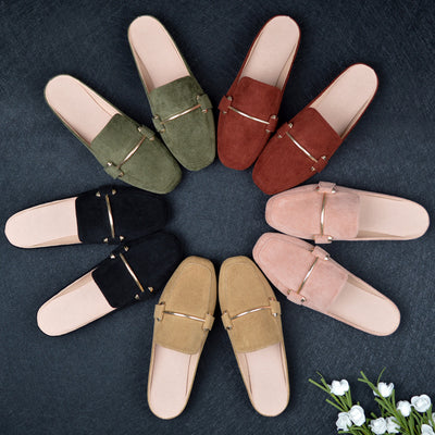 Pantuflas Baotou de Suela Plana para Mujer - Comodidad Casual - Image 12