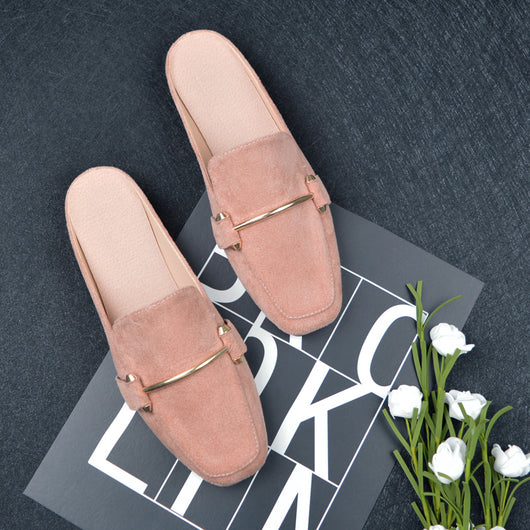 Pantuflas Baotou de Suela Plana para Mujer - Comodidad Casual - Image 9
