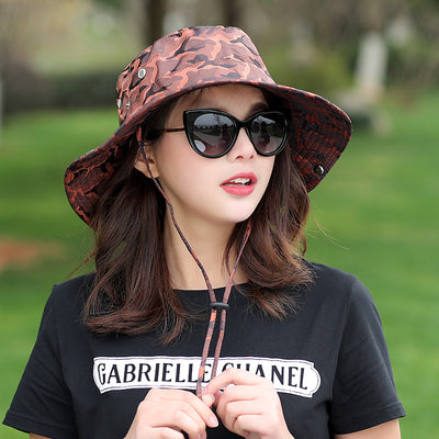 Gorro de Camuflaje con Protección Solar para Jardinería y Pesca - Image 9