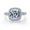 Anillo de Diamante Moissanita de 1 Quilate para Mujer - Diseño Princesa y Redondo Luxury