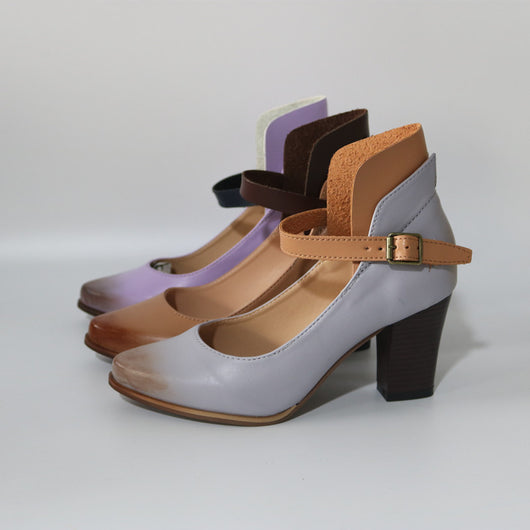 Sandalias Retro de Tacón Alto Talla Grande para Mujer - Image 8