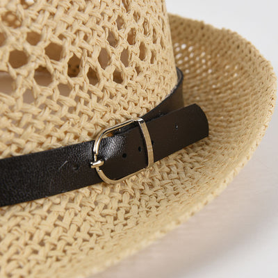 Sombrero Jazz de Paja Personalizado Hecho a Mano - Image 10