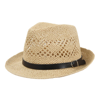 Sombrero Jazz de Paja Personalizado Hecho a Mano - Image 3