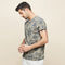 Men's Casual Crew Neck Floral Print T-Shirt