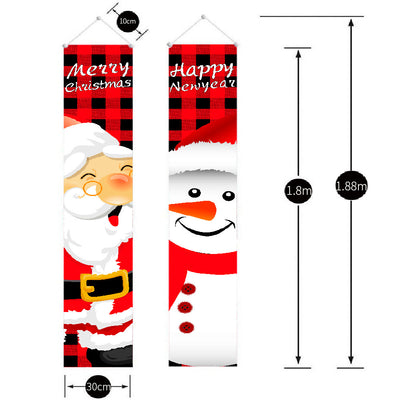 Cortina Navideña con Patrón de Papá Noel - Decoración Festiva Premium - Image 7