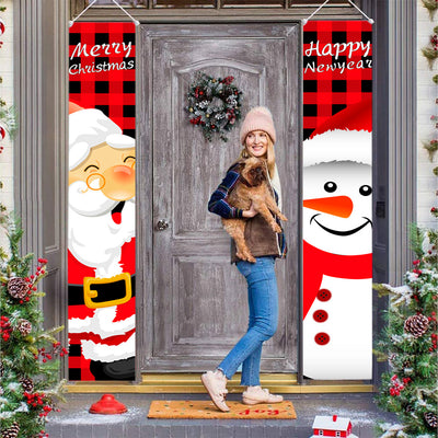 Cortina Navideña con Patrón de Papá Noel - Decoración Festiva Premium - Image 11