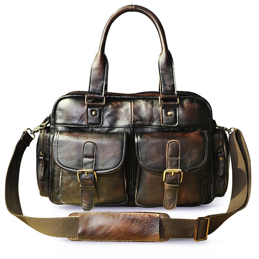 Maletín Ejecutivo de Cuero para Hombre - Bolsa Mensajero Profesional - Image 3